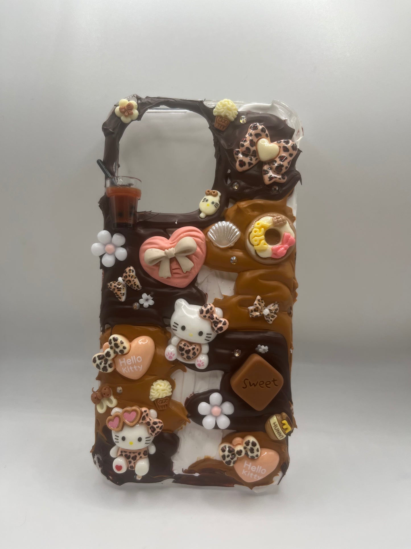 Coque Hello léopard