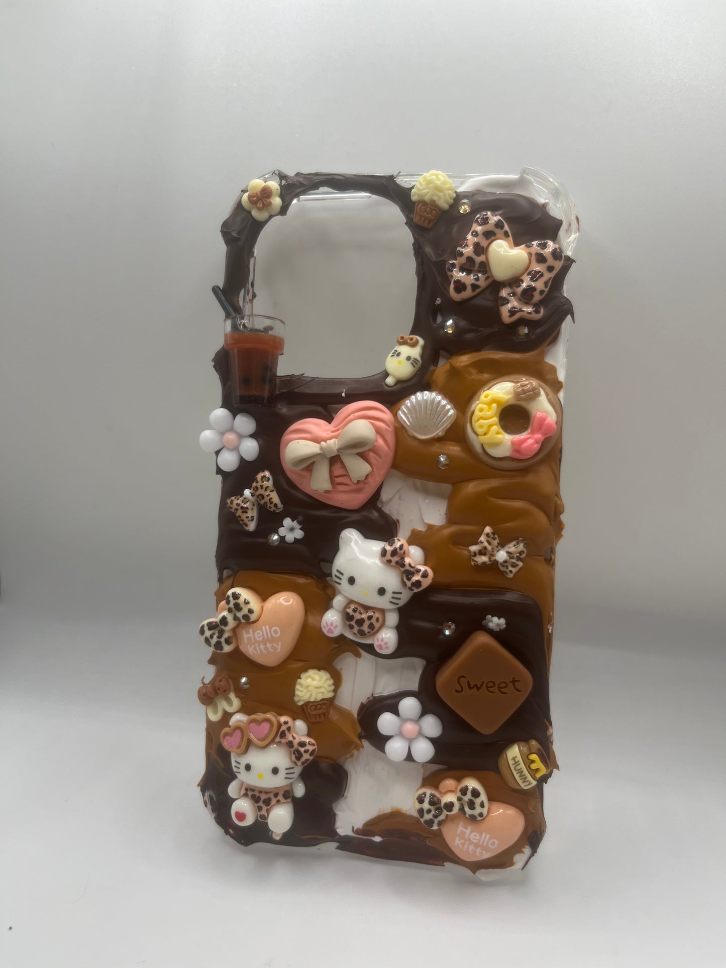 Coque Hello léopard