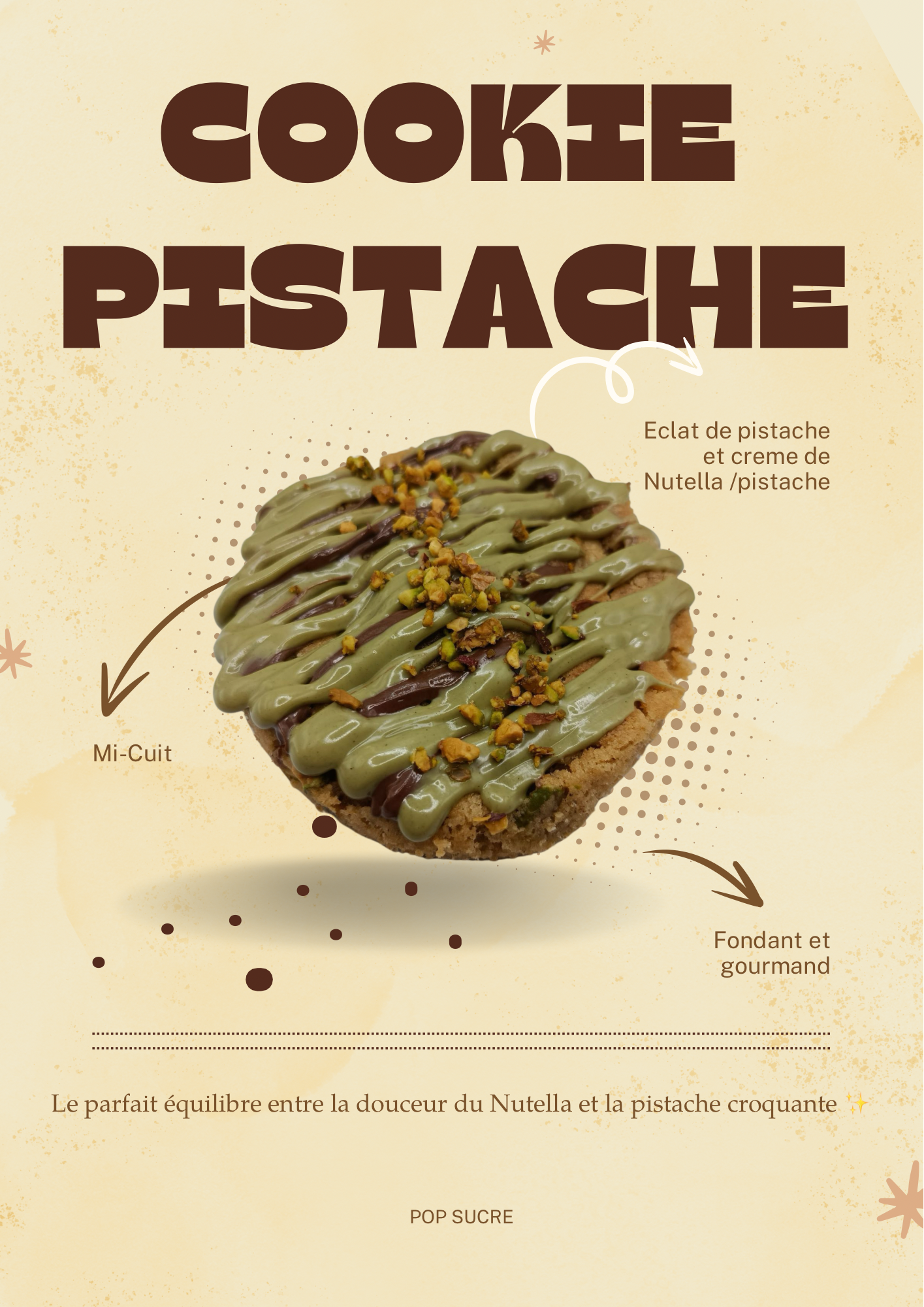 Cookies Pop'Pistache