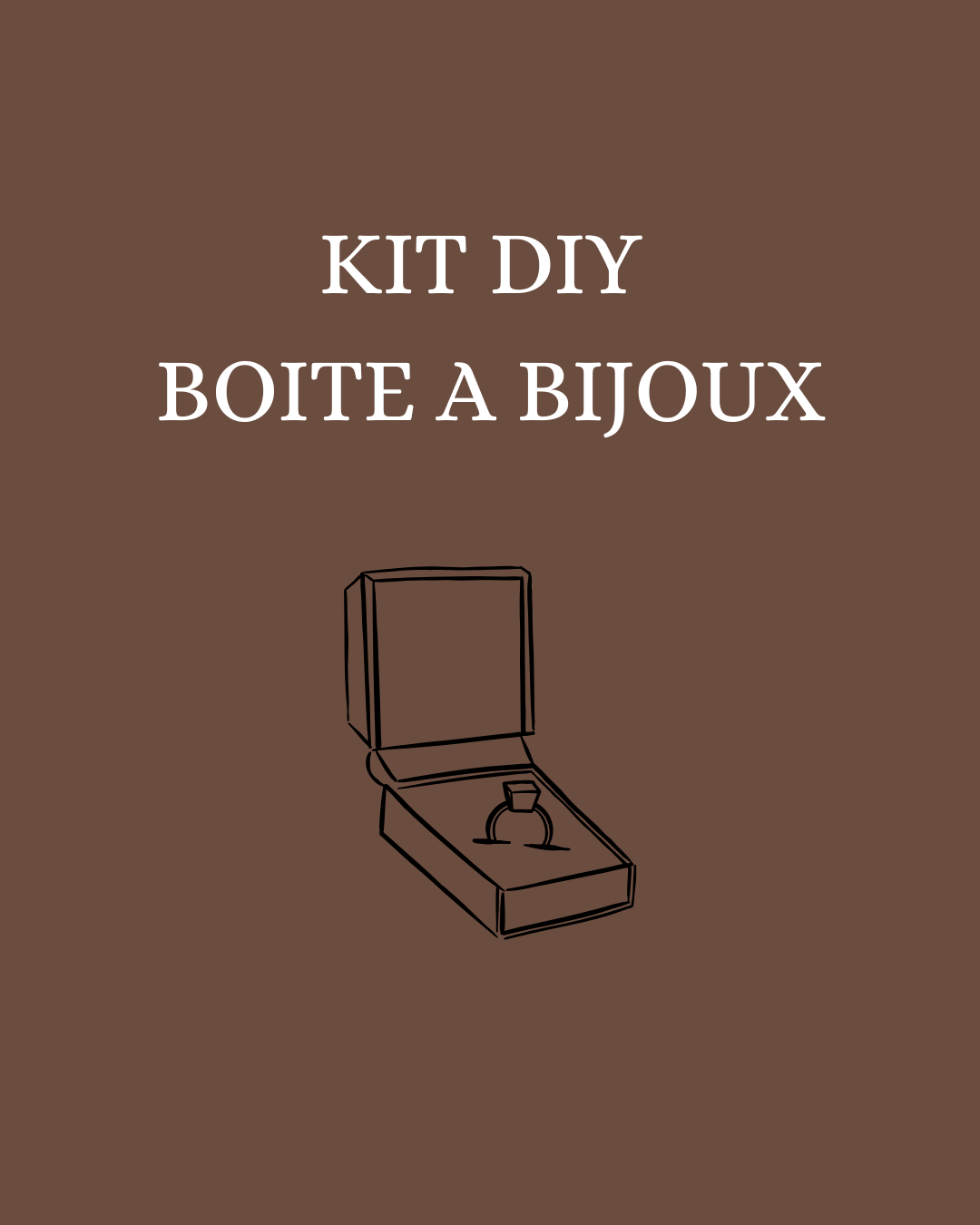 Kit DIY boite a bijoux